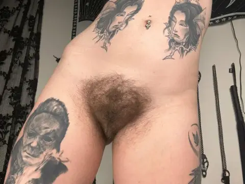 So hairy, you can barely see it
